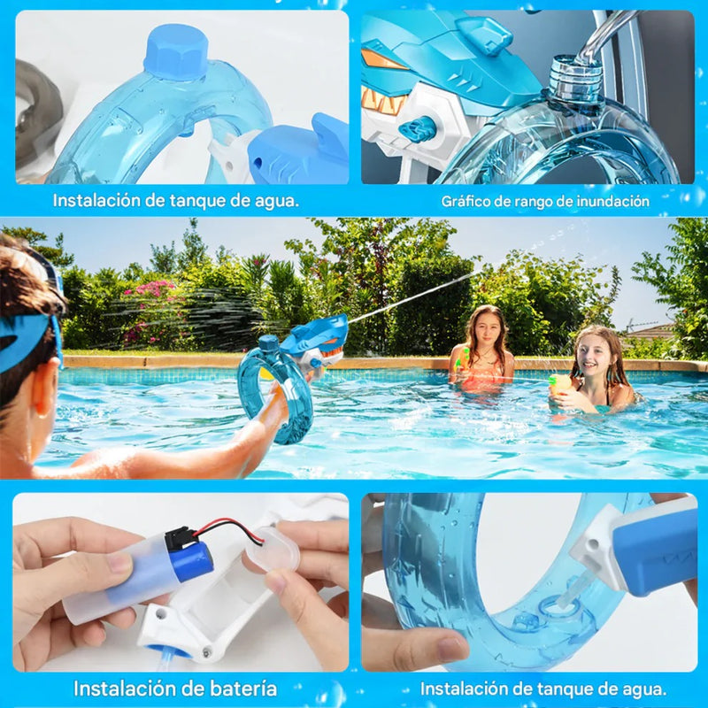 AQUA SHARK™ Pistola de agua para todas las edades